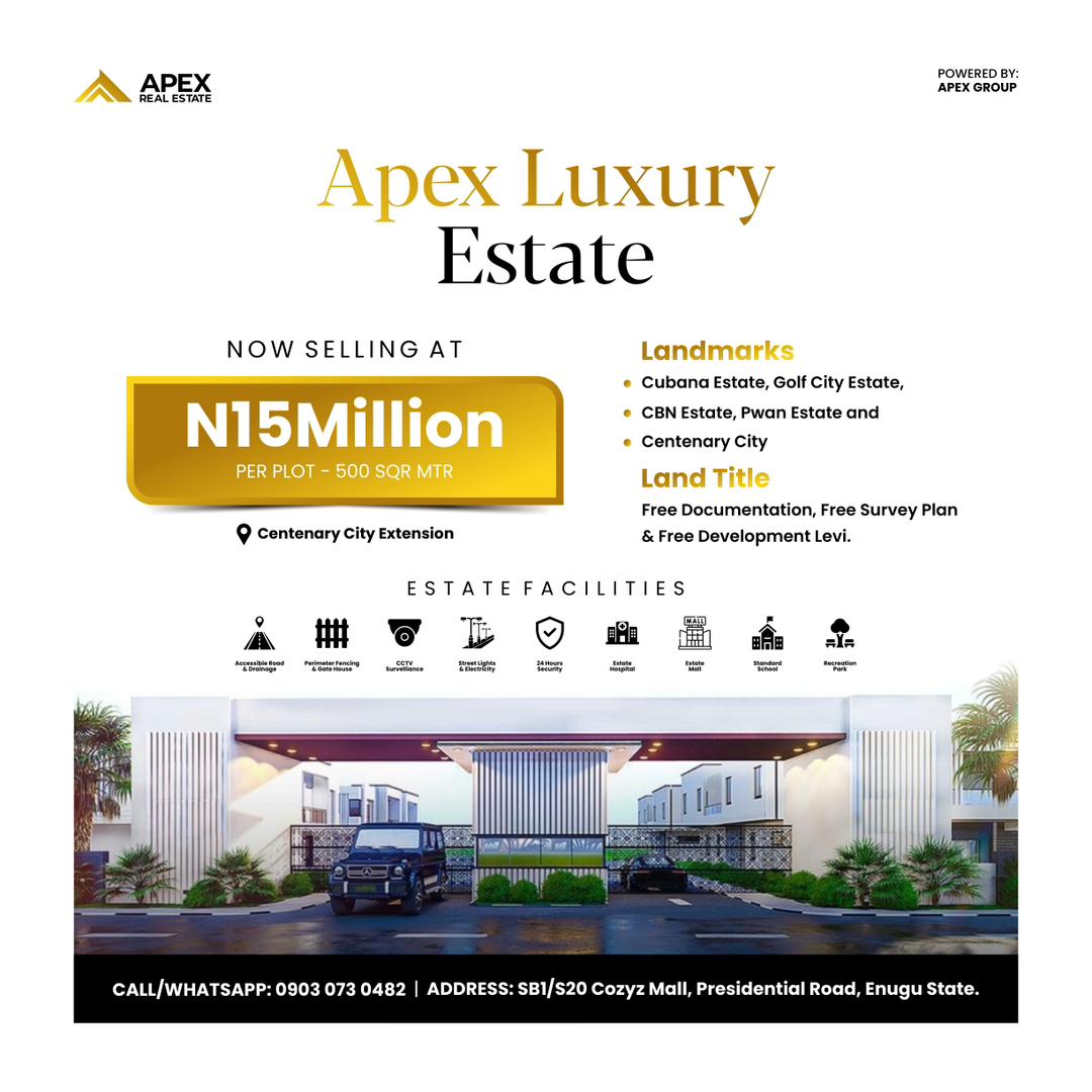 You are currently viewing Phase 1 Apex Luxury Estate