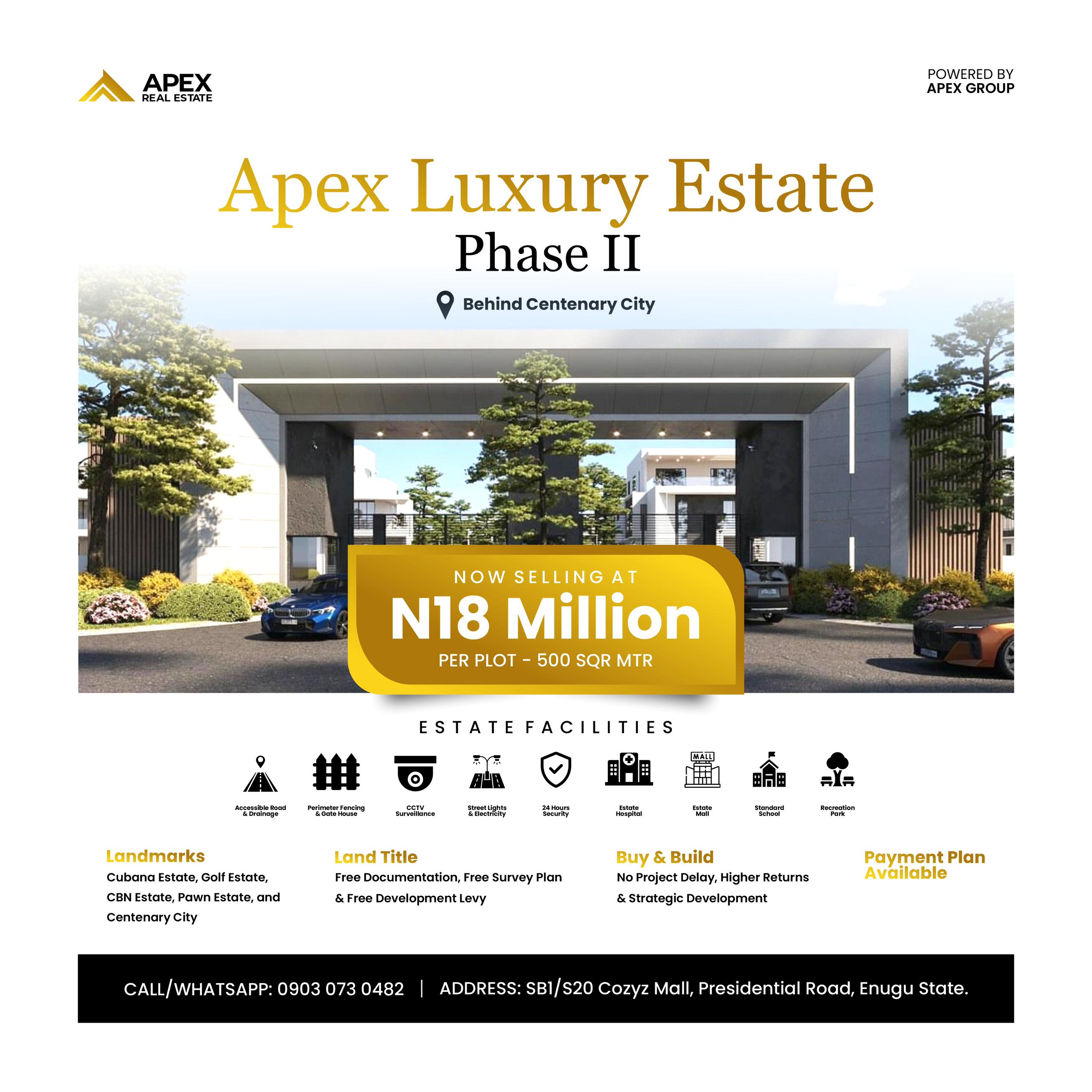 You are currently viewing Phase II Apex Luxury Estate