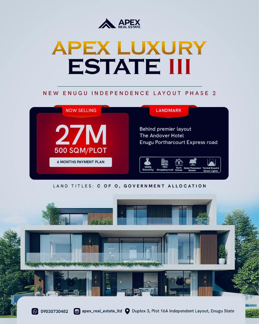You are currently viewing Phase III Apex Luxury Estate